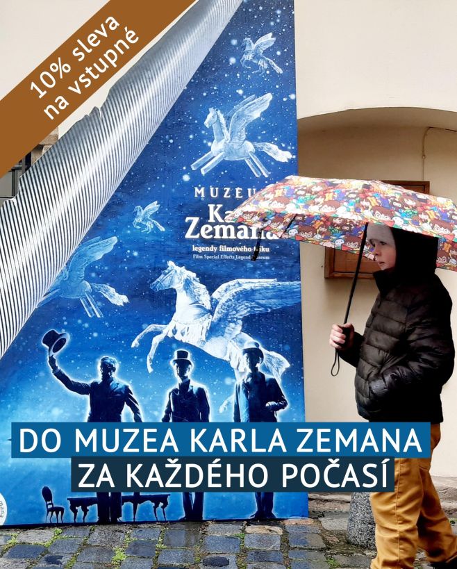 Podzim? Ideální chvíle schovat se do světa filmové fantazie. 🍁⁠ ⁠ V Muzeu Karla Zemana vás nezaskočí déšť ani vítr – jen...
