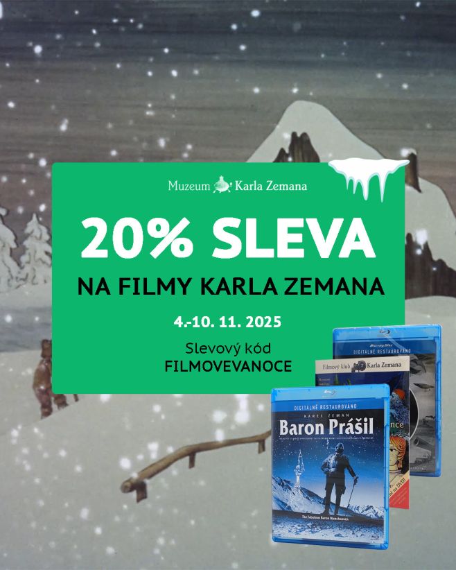 🎄✨ Vánoce plné filmové fantazie – sleva 20 % na filmy Karla Zemana 🎁⁠ ⁠ Vánoční večery jsou jako stvořené pro návraty do...