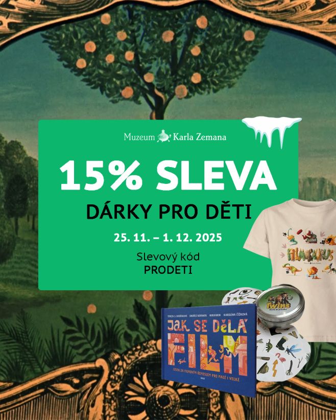 🎄 Malí snílci, velká fantazie – sleva 20 % na dárky pro děti⁠ ⁠ Kouzlo filmového světa Karla Zemana může začít už v...